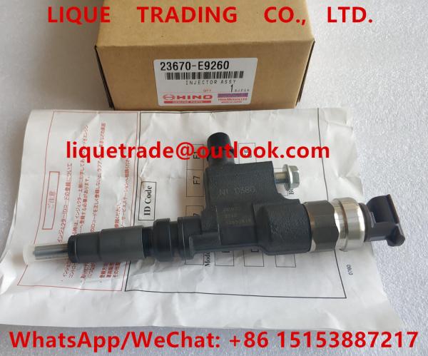 DENSO injector 295050-0760 for HINO N04C 23670-E9260, 23670E9260, 23670-E0250,