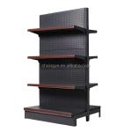 Display Gondola Supermarket Shelving Commercial Store Double Sided Shelving