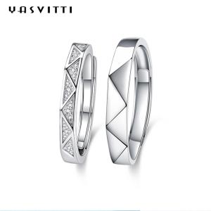 China 0.074oz 0.8ft 925 Sterling Silver Rings 5A Sterling Silver Engagement Ring factory