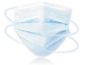 China Flexible Comfortable KN95 Earloop Face Mask Anti - Pollution With Blue And White Color factory