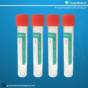 China Red Cap Specimen Collection Tube , Vtm Swab Kit FDA CE Approved factory