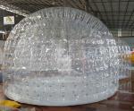 Decorated Inflatable 10ft Diameter Empty Snow Balloon Transparent Bubble Tent