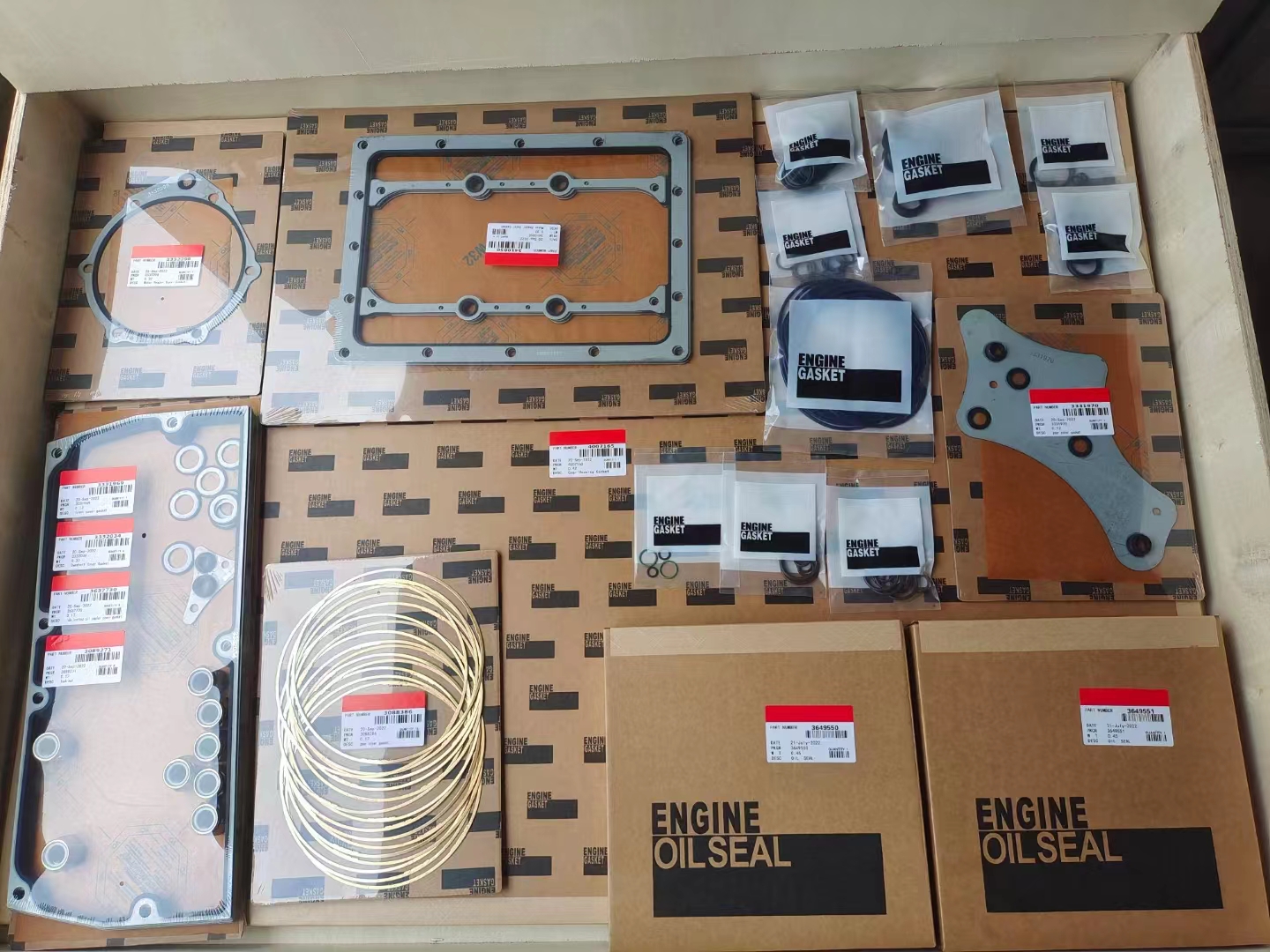 4089200 4376323 Cummins QSK60 Engine Gasket Kit for Construction Power Plants