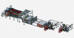 Single / Twin Screw Eva Solar Film Extrusion Line For 0.3-1mm Thickness