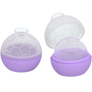 China Sphere Ice Molds - 6 Pack - Silicone Ice Ball Molds With Built-In Funnel - Round Ice Cube Molds - Make 2.5 Inch Big Ice Sphere For Whiskey &amp; Cocktails factory