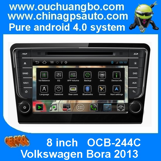 Ouchuangbo S150 Android 4.0 System DVD Radio for Volkswagen Bora 2013 3G Wifi Dual Zone Control Multimedia OCB-244C