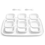 Cat Bowl Double Bowl Six Bowl Curling Leak-Proof Cat Food Bowl Cat Water Bowl