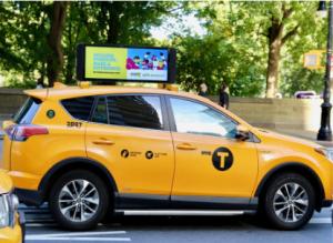 China SMD2727 P5 Taxi Top Advertising Signs Outdoor LED Display Screen factory