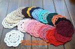Hand made crochet doily, table cloth, Different styles of different Placemat