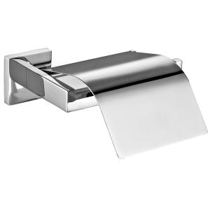 China Rustproof Toilet Paper Holder Polished Thicken Square Toilet Paper Holder factory