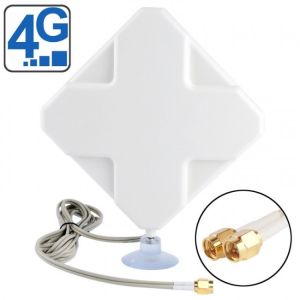 4g 35Dbi Long Range Signal Booster LTE Router Antenna With Dual Interface