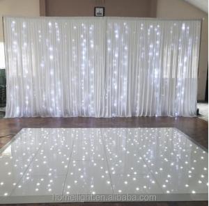 China Customizable LED Star Curtain for Stage Backdrops and Room Decoration W Emitting Color factory