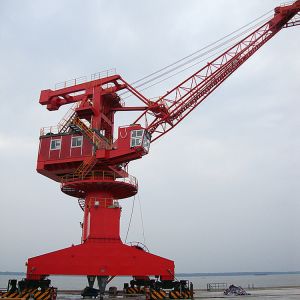 China Floating Dock Crane In Shipyard With Customized Load Capacity And Lifting Height factory