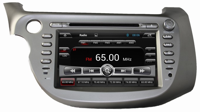 Ouchuangbo Capacitive Android 4.2 GPS Navigation DVD Stereo for Honda New Fit 200-2011 USB