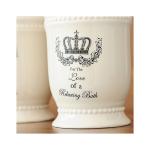 Round 4 Piece Ceramic Bathroom Set White Glazed For Home Hotel