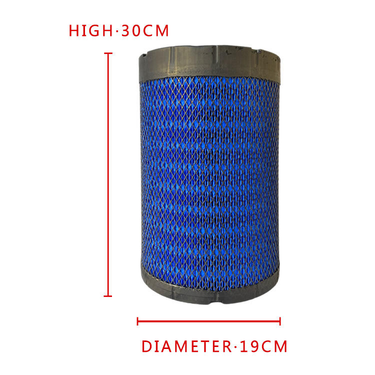 Howo and Foton Omarco S1 S3 Truck Engine Air Filter Element in Blue OEM Standard Size