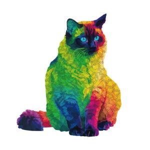 China Rainbow Cat Discomforts Cat Alien Unisex Wooden Puzzle for Adults Perfect Birthday Gift factory