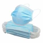 Anti Dust Foldable Face Mask , Disposable 3 Ply Non Woven Face Mask