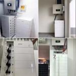 Lifepo4 Lithium Battery Cabinet Hybrid Inverter Solar Energy Storage