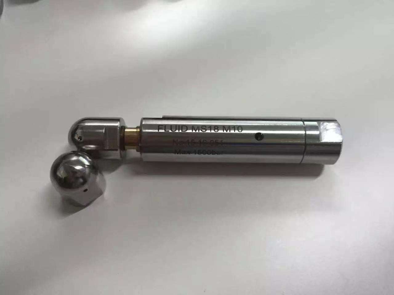 Rust proof 1600 Bar High Pressure Rotating Nozzles For Sewer Jetter