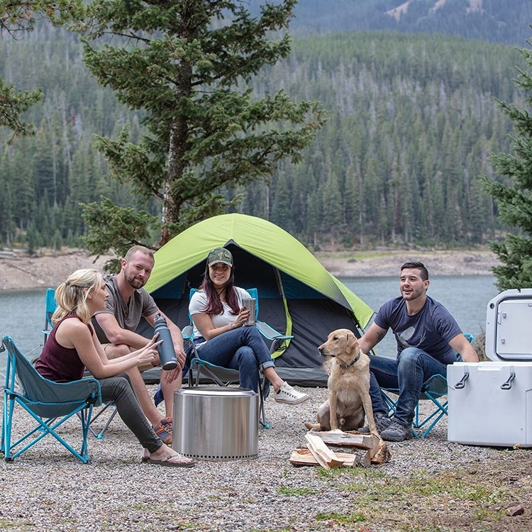Coleman 4 Person Dark Room Sundome Tent For Fishing