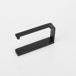 matte black stainless steel toilet paper roll holder for bathroom