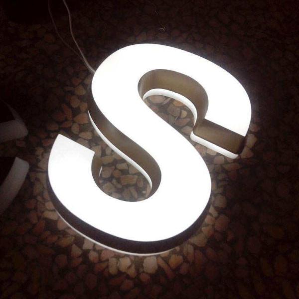 Outdoor Store Signage 3d Illuminated Acrylic Logo Sign Waterproof Led Letter