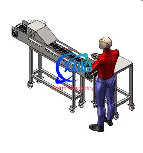China High Speed Shrimp Processing Machine, Prawn Cutting Machine For Nobashi factory