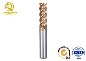 China Rough Carbide CNC End Mill Cutter Five Axis Hrc55 Carbide Tipped End Mills factory