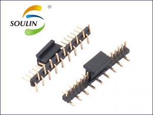 China Nickel Plating 40 9 Pin Header Connectors 1.27mm Single Row Smt Type factory