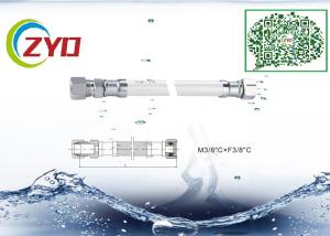 China Plastic Faucet Braided Hose For Water Supply 60mm Length SS Bradied Wire factory