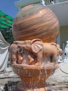 China sunny marble rolling sphere water fountain on sale