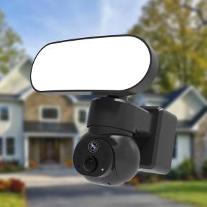 China IP65 Outdoor Weatherproof 3MP 4G Cellular Solar Security Camera with 1000 Lumen Light factory