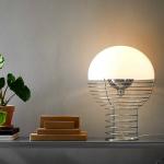 Nordic modern and ancient classic desk lamp silver bedside bedroom metal