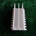 White Plastic Chain Link Conveyor Belt For Food Industry 25.4mm Pitch
