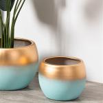 High Quality Wedding Decorative Ornaments Indoor Succulent Plant Pots Round
