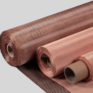 99.9% Pure Woven Copper Wire Mesh Customized For RFI Shielding / Faraday Cages