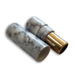 Eco Friendly Brown Paperboard Push Up Lip Balm Tubes CMYK Printing