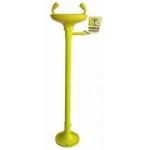 Yellow Steel Lab Casework , Emergency Eyewash Shower With Two Nozzle