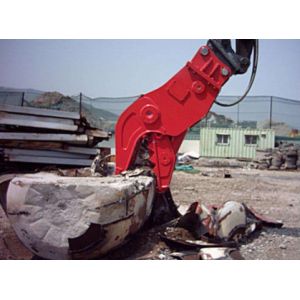 China Concrete Cat Excavator Attachments No Vibration Jaws Movable Clampes Fixed on sale