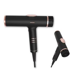 China Brushless Negative Ion Dryer 1200w 110000 Rpm Black Hair Dryer factory