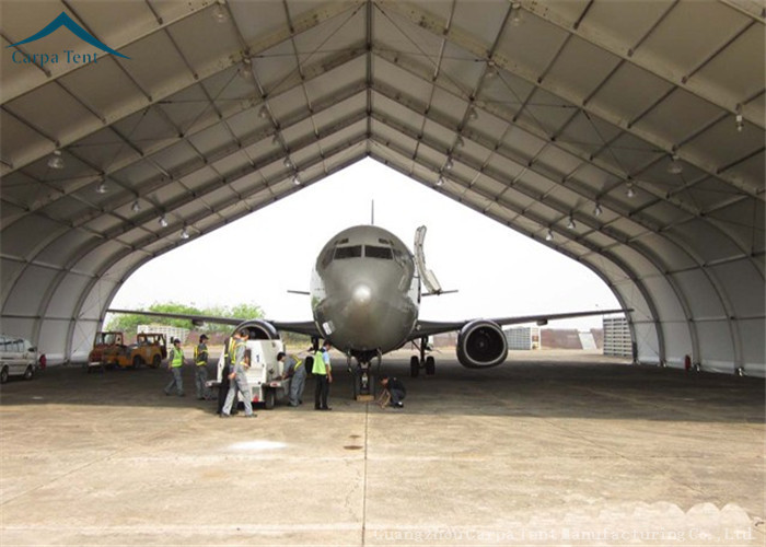 Durable Tensioned Heavy Duty Tents Fabric Membrane Structure With 50m Width