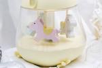 Household USB Charging Carousel Night Light ABS PC silicone