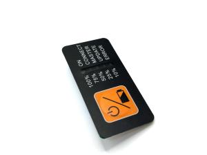 China UV Proof PCB Membrane Keypad One Metal Snap Button With LED Mounted factory
