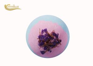 China Dried Petal Bath Bomb Bathroom Set Color Customized With Relaxing Music factory