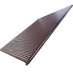 Powder Coating Aluminum Garage Door Fence Flat Woodgraind Grille