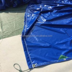 China 840DX840D-1300DX1300D Custom Heavy Duty PVC Tarpaulins for Truck Covers in Plaid Style factory