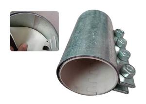 China 4 Inch Morris Steel Pipe Coupling Heavy With Nitrile Rubber Or Silicone Gasket factory