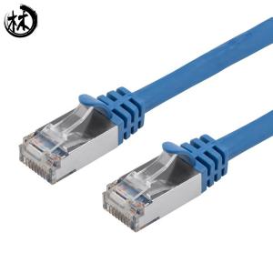 China Blue Patch Cord Cable HDPE Insulation LSZH/PVC Jacket Customized Length factory