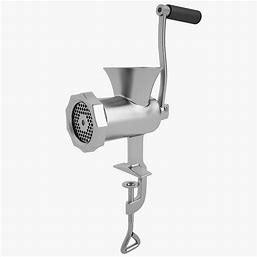China Carbon Steel Structure Tabletop Hand Powered Meat Grinder factory